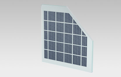 Vacuum insulated glass solar panel