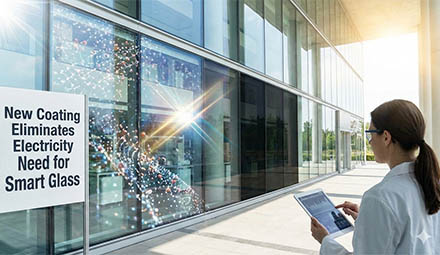 New Coating Eliminates Electricity Need for Smart Glass